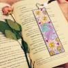 Flower Leather Bookmark Tassel