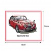 Vehicle - 14CT Stamped Cross Stitch - 16x14cm