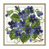 12 Months Flower DIY Cross Stitch 11CT Printed Embroidery (H424 February)