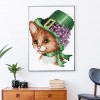 Noble cat - 14CT Stamped 14CT Stamped Cross Stitch - 14*16cm