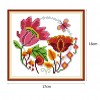 Flowers - 14CT Stamped Cross Stitch - 17x16cm