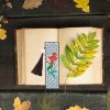 Fishtail Beauty Tassel Leather Bookmark