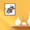 Racing motorcycle - 14CT Stamped Cross Stitch - 22*19cm