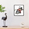 Racing motorcycle - 14CT Stamped Cross Stitch - 22*19cm