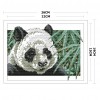 Panda - 14CT Stamped Cross Stitch - 26*19cm