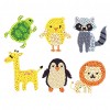 DIY Stickers - 6Pcs Six-Color Animals