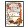Autumn Scenery DIY Embroidery Stamped Cross Stitch Kits 14CT Print (F848)