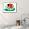 Ladybug - 14CT Stamped Cross Stitch - 20x15cm
