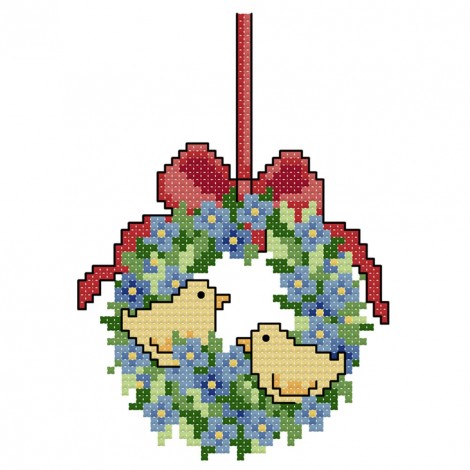 Christmas - 14CT Stamped Cross Stitch - 13x18cm