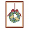 Christmas - 14CT Stamped Cross Stitch - 13x18cm