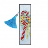 Christmas Model Leather Tassel Bookmark