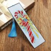 Christmas Model Leather Tassel Bookmark