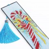 Christmas Model Leather Tassel Bookmark