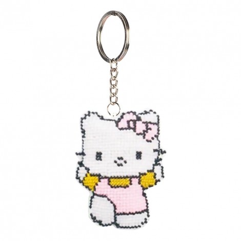 Bead Angel Cat Keychain Kit