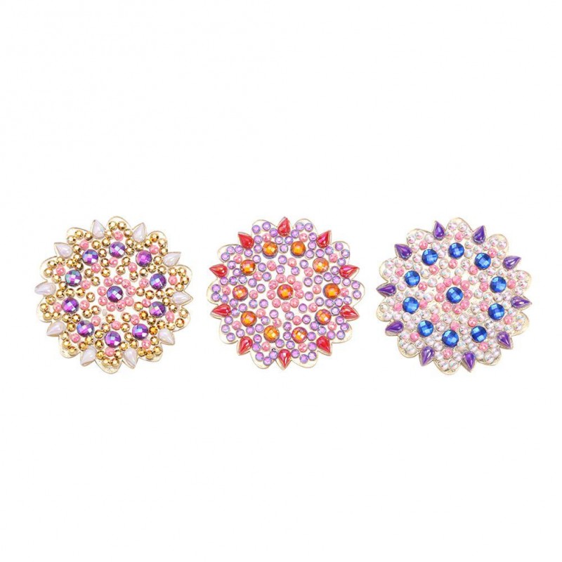 3pcs Brooches Flower...
