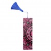 Mandala Special Shape Creative Leather Tassel Bookmark