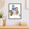 Baby Bottle - 14CT Stamped Cross Stitch - 25*20cm