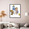 Baby Bottle - 14CT Stamped Cross Stitch - 25*20cm