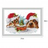Animalatives - 14CT Stamped Cross Stitch - 27x18cm