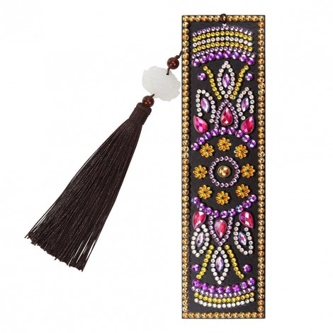 Creative Leather Tassel Bookmark