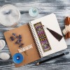 Creative Leather Tassel Bookmark
