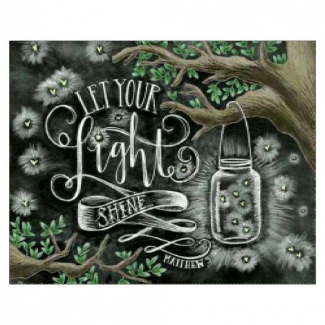 Tree BlackboardFull Drill Embroiderys Painting