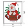 Santa Claus - 14CT Stamped Cross Stitch - 15*13cm