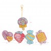 5pcs/Set Cute Candy Keychain