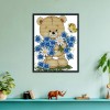 Bear - 14CT Stamped Cross Stitch - 21x17cm