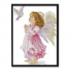Stamped Cross Stitch 14CT Angel Embroidery Kits DIY Handicraft Gift (RA032)