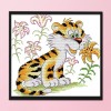 Animal - 14CT Stamped Cross Stitch - 28x27cm