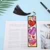 Leather Love Heart Tassel Bookmark