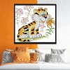 Animal - 14CT Stamped Cross Stitch - 28x27cm