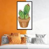 Still Life 14CT Stamped Cross Stitch Needlework Embroidery (J165 Cactus)