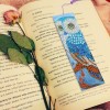 Special Shape Leather Owl Bookmark with Tassel