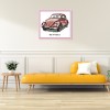 Vehicle - 14CT Stamped Cross Stitch - 15x14cm