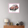 Vehicle - 14CT Stamped Cross Stitch - 15x14cm