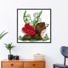 Ladybug baby - 14CT Stamped Cross Stitch - 22*20cm