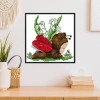 Ladybug baby - 14CT Stamped Cross Stitch - 22*20cm