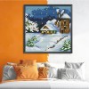 Winter - 14CT Stamped Cross Stitch - 16x16cm