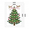 Christmas tree - 14CT Stamped Cross Stitch - 14*19cm