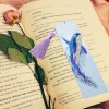 Dolphin Leather Tassel Bookmark