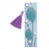 Dandelion Leather Tassel Bookmark