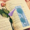 Dandelion Leather Tassel Bookmark