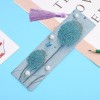 Dandelion Leather Tassel Bookmark