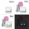 Cat Luminous Switch Stickers Bedroom Decals