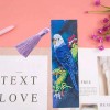 Parrot Leather Tassel Bookmark