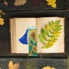 Sunflower Bookmark Tassel Leather