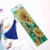 Sunflower Bookmark Tassel Leather