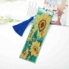Sunflower Bookmark Tassel Leather